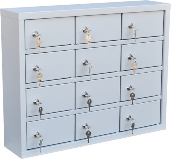 Шкаф металлический Эдванс для телефонов - фото