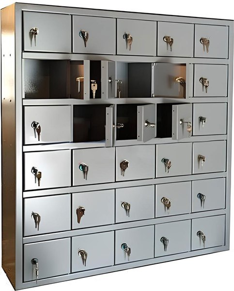 Шкаф металлический Эдванс для телефонов - фото