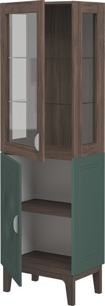 Шкаф-пенал с витриной Мебель-Неман Калипсо МН-044-01