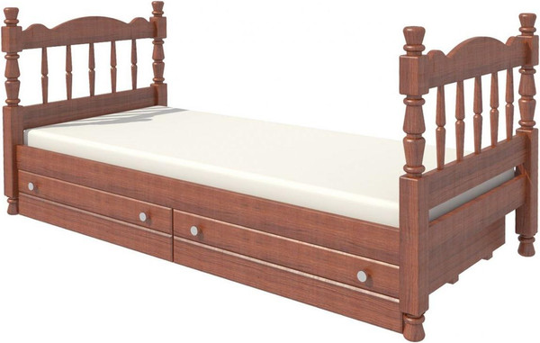 Односпальная кровать Bravo Мебель Аленка 80х189 - фото