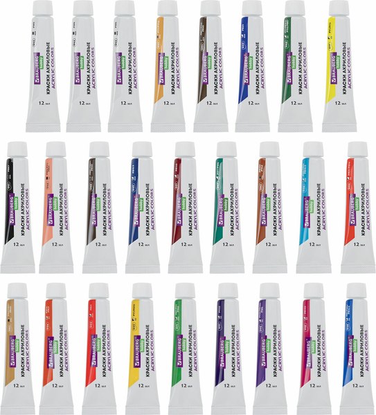 Набор для рисования Brauberg Hobby +холсты и кисти / 192544