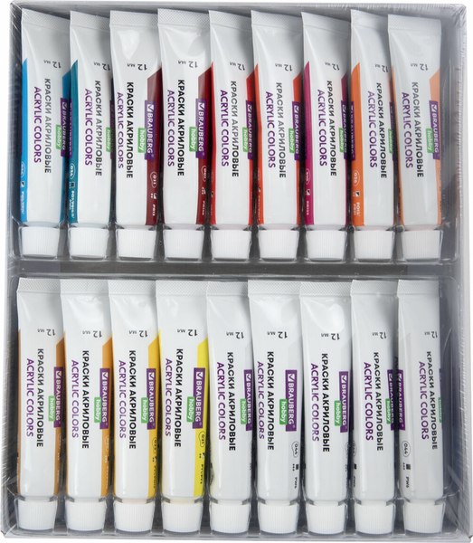 Набор для рисования Brauberg Hobby +холсты и кисти / 192545