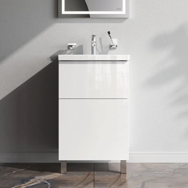 Тумба с умывальником AM.PM Gem M90-FSX0502WG-WCC0502WG - фото