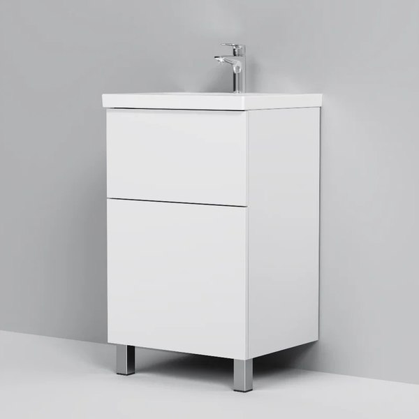 Тумба с умывальником AM.PM Gem M90-FSX0502WG-WCC0502WG