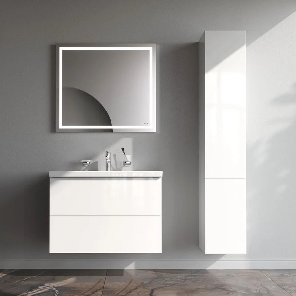 Тумба с умывальником AM.PM Gem M90-FHX0802WG-WCC0802WG