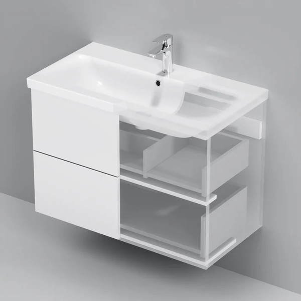 Тумба с умывальником AM.PM Gem M90-FHX0802WG-WCC0802WG