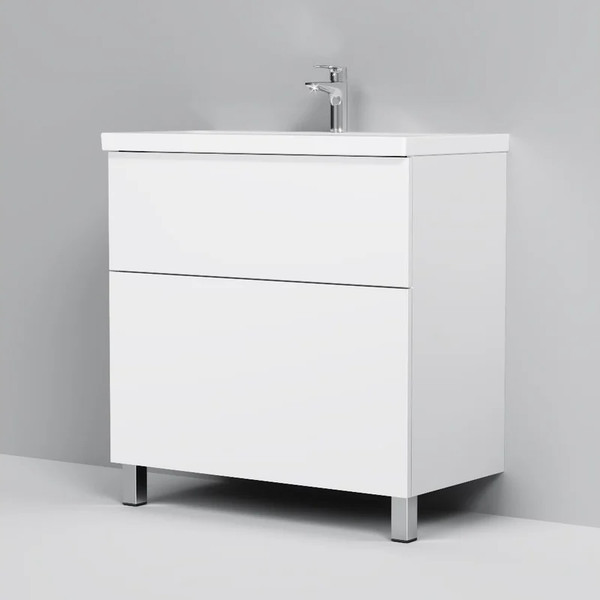 Тумба с умывальником AM.PM Gem M90-FSX0802WG-WCC0802WG