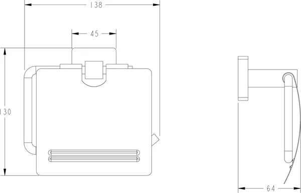 Держатель для туалетной бумаги Fashun A2603