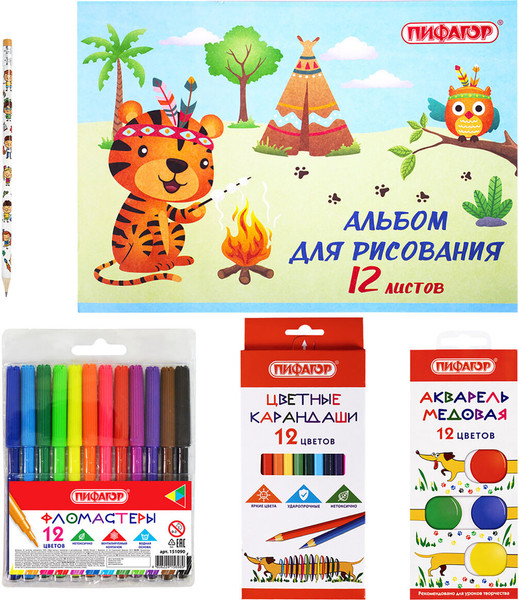 Набор для рисования Пифагор 881007