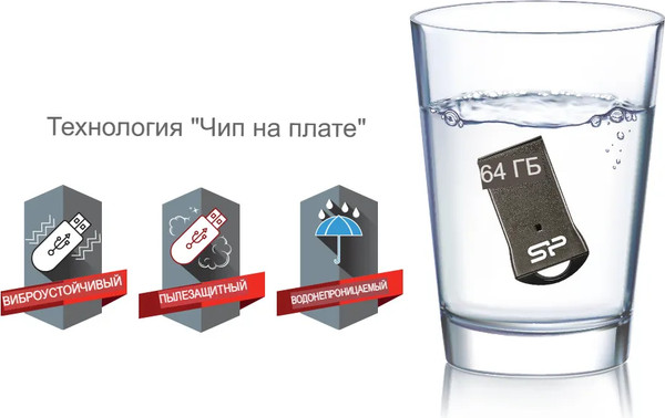 USB flash накопитель Silicon Power Touch T01 64Gb (SP064GBUF2T01V1K)