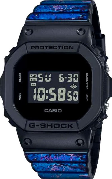 Часы наручные мужские Casio DW-5600BB-1PRC - фото