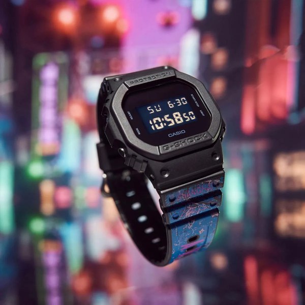 Часы наручные мужские Casio DW-5600BB-1PRC