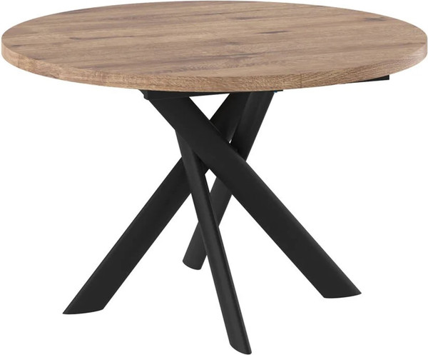 Обеденный стол Мамадома Ronaldo-120 круглый раздвижной 120-160 - фото