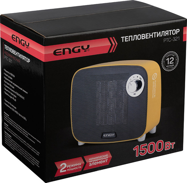 Тепловентилятор Engy PTC-321 / 105822 (желтый)