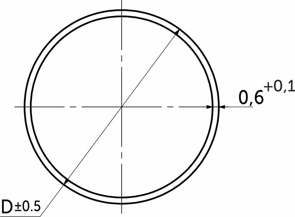 Рейлинг кухонный AKS D25 L-600 / 114 571
