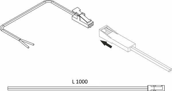 Шнур соединительный для светодиодной ленты AKS 103 030