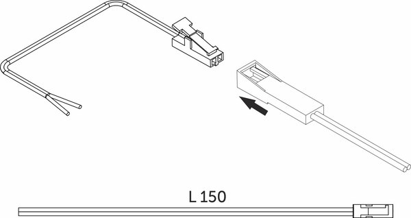 Шнур соединительный для светодиодной ленты AKS 78 712