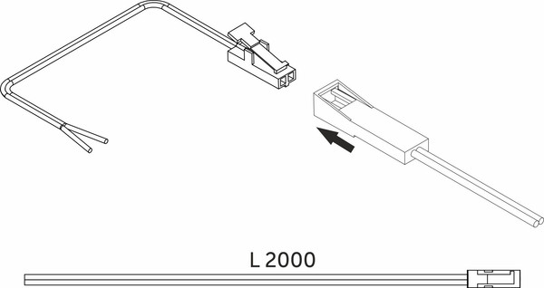 Шнур соединительный для светодиодной ленты AKS 92 641