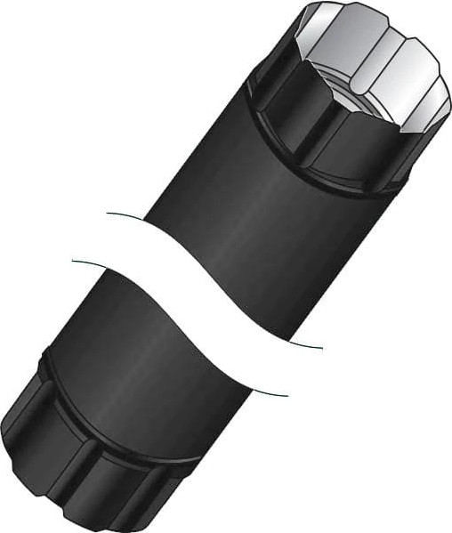 Труба водосточная Скайпрофиль Соединительная D90x1000 - фото