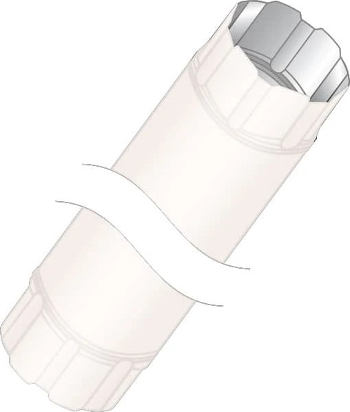 Труба водосточная Скайпрофиль Соединительная D90x1000 - фото