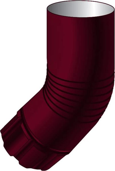 Колено трубы водосточной Скайпрофиль Металлическое D90 - фото