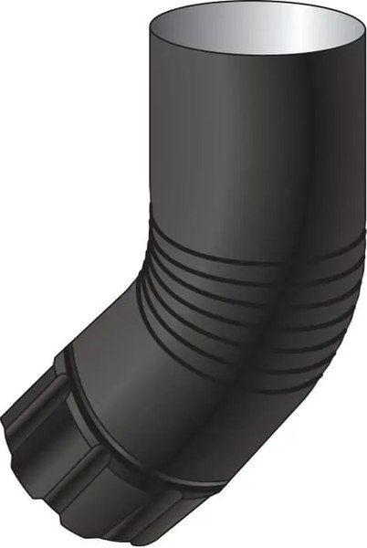 Колено трубы водосточной Скайпрофиль Металлическое D90 - фото