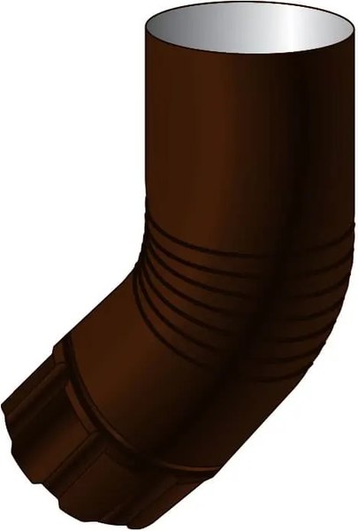 Колено трубы водосточной Скайпрофиль Металлическое D90 - фото