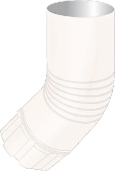 Колено трубы водосточной Скайпрофиль Металлическое D90 - фото