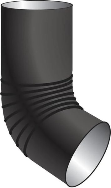 Колено трубы водосточной Скайпрофиль Сливное металлическое D90 - фото