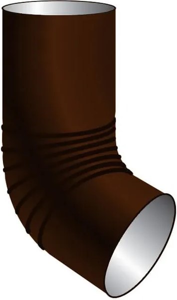 Колено трубы водосточной Скайпрофиль Сливное металлическое D90 - фото