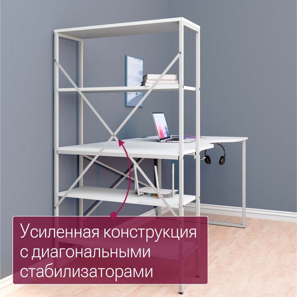 Компьютерный стол Millwood Бостон 1600х800 / 51742_b_b_2