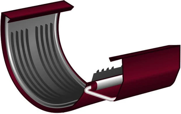 Соединитель желобов Скайпрофиль Металлический 120х63 - фото