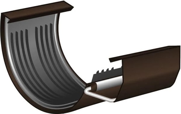 Соединитель желобов Скайпрофиль Металлический 120х63 - фото