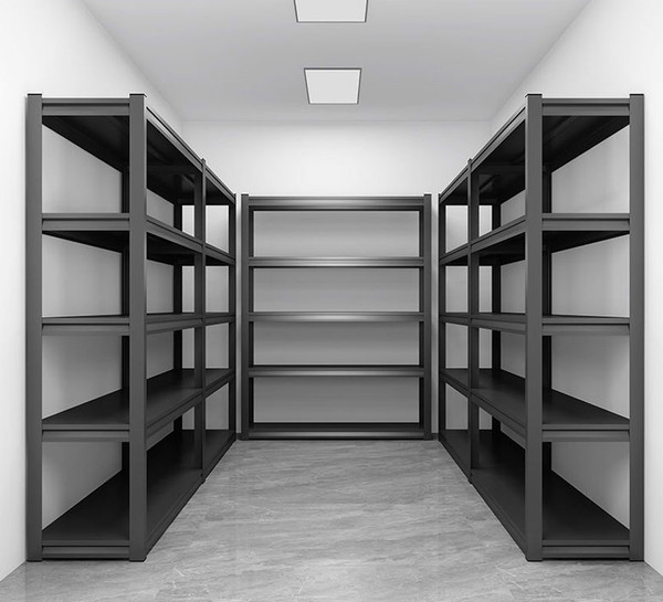 Стеллаж металлический Modular Shelving 90x40x182/5B