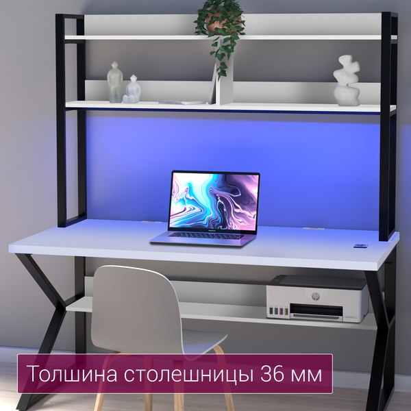 Письменный стол Millwood Кембридж 1600х800 / 51664_b__ch