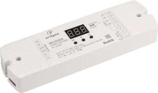 Декодер для светодиодной ленты Arlight SMART-K20-DMX 12-48V / 023828 - фото