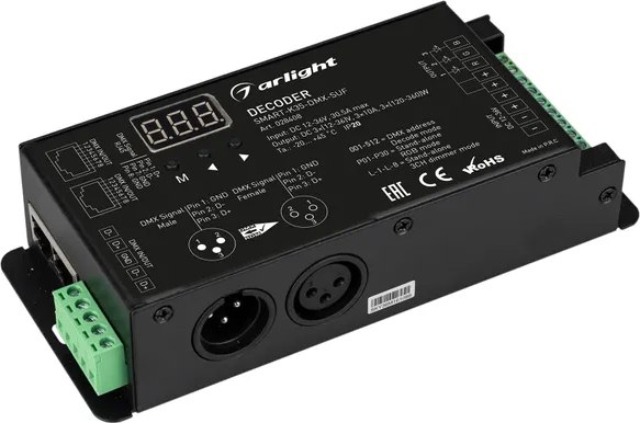 Декодер для светодиодной ленты Arlight SMART-K35-DMX-SUF 12-36V / 028408 - фото