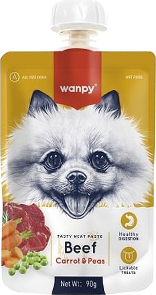 Лакомство для собак Wanpy Мясное пюре из говядины - фото