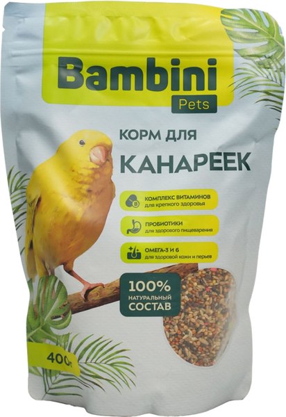 Корм для птиц Bambini Pets Для канареек