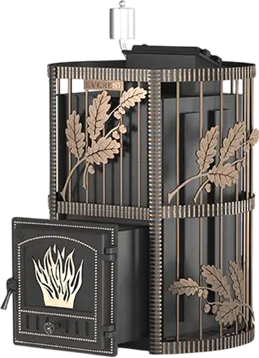 Печь-каменка Везувий Эверест Inox 28 (281) Ковка (AISI 430) - фото