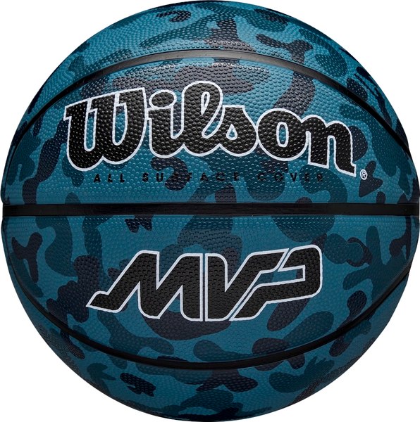 Баскетбольный мяч Wilson Mvp Camo Bskt Blue / WZ3018702XB6 - фото