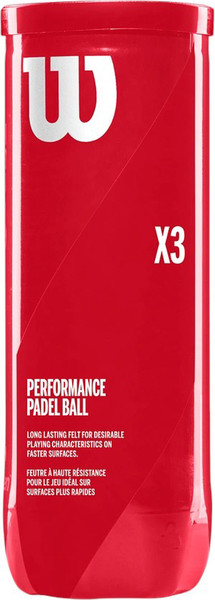 Набор мячей для падел-тенниса Wilson Padel X3 / WR8900801001 - фото