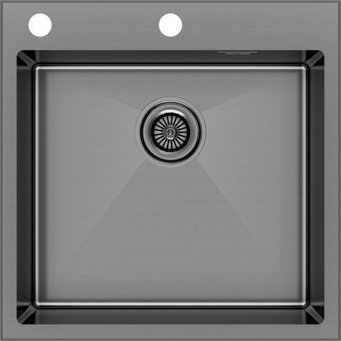 Мойка кухонная Paulmark PM775151-GM - фото