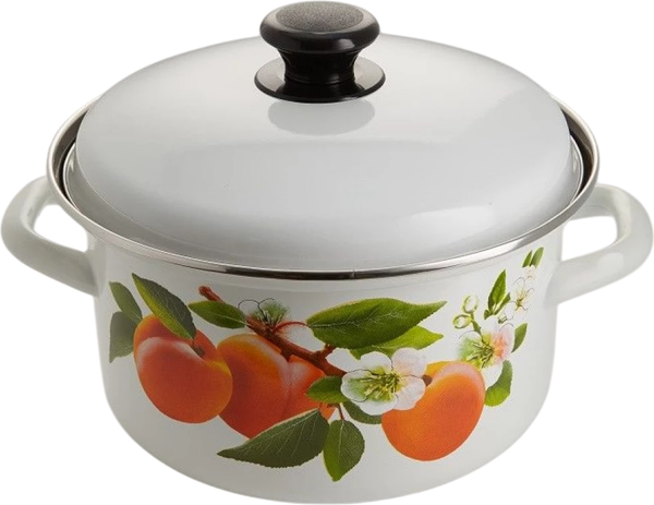 Кастрюля КМЗ С декором / 42304-122/6-У4СД - фото