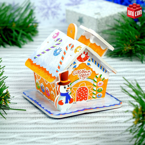Конструктор Unicon Пряничный домик / 3564558