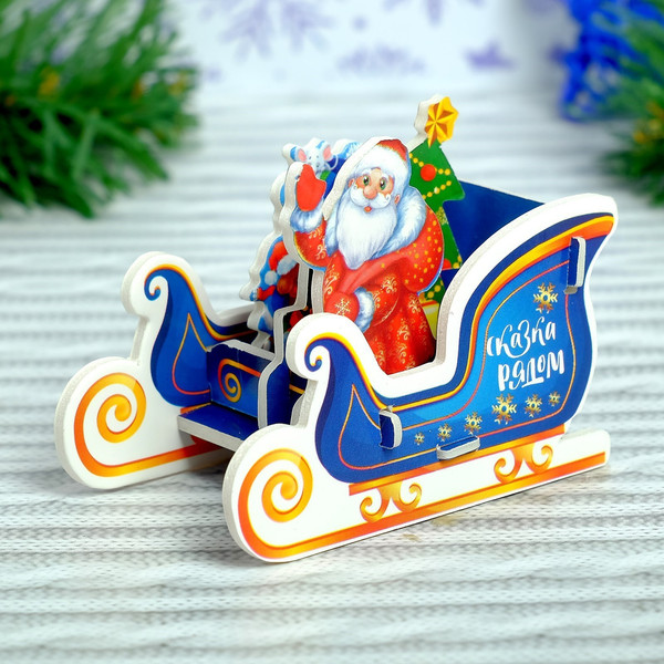 Конструктор Unicon Сани Деда Мороза / 3564572