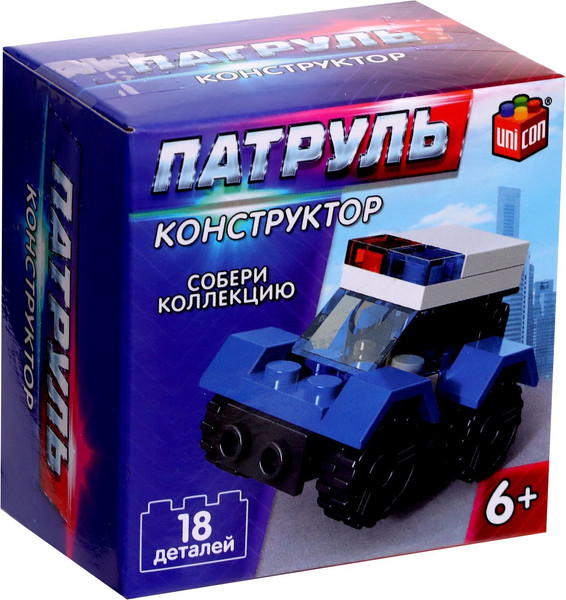Конструктор Unicon Патрульная машинка / 9226520 - фото