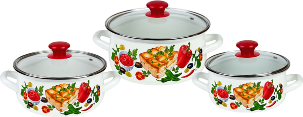 Набор кастрюль КМЗ Запеканка-1-Экстра / 61094 - фото