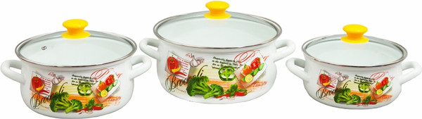 Набор кастрюль КМЗ Брокколи-Экстра / 61904 - фото
