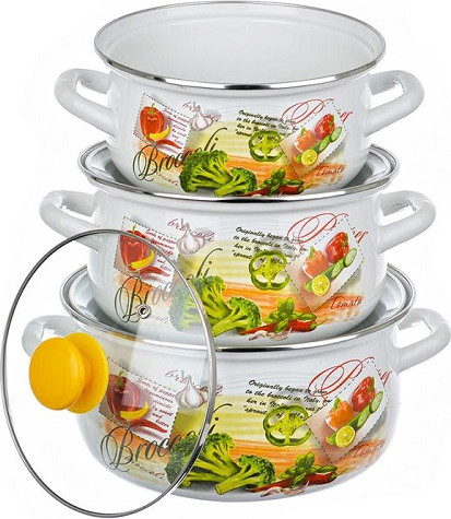 Набор кастрюль КМЗ Брокколи-Экстра / 61904